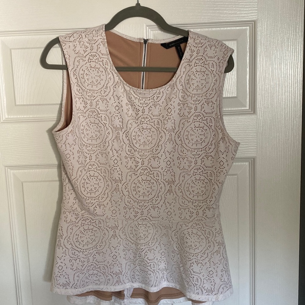 BCBG MaxAzria Peplum top
